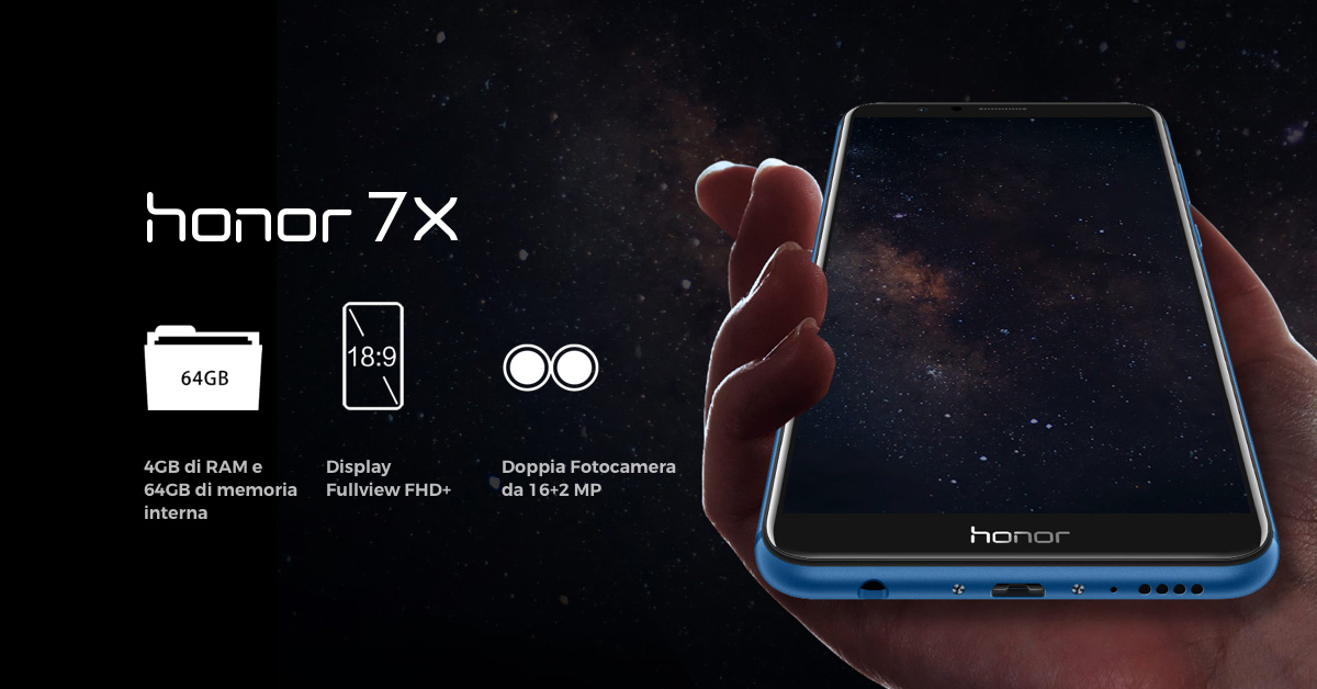 Honor 7X smartphone