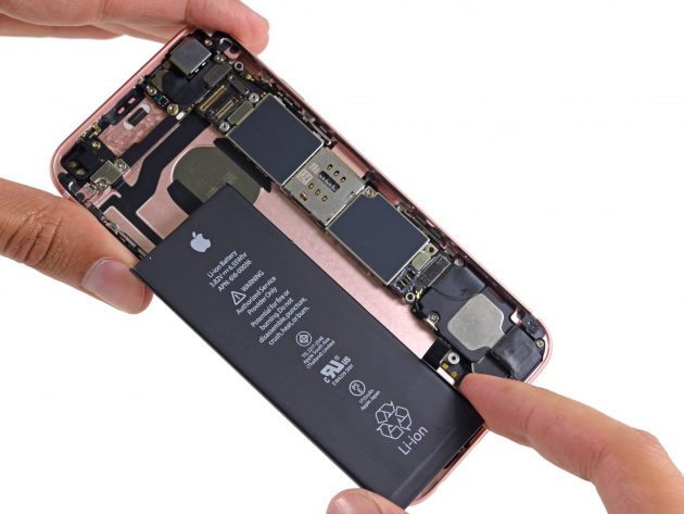 iPhone sostituzione batteria